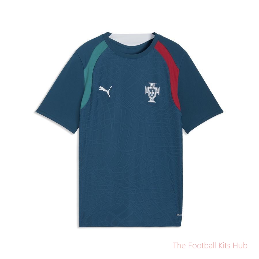Portugal Training T-Shirt World Cup 2026 - Ocean Tropic/Silver Mist Kids-unisoccer store